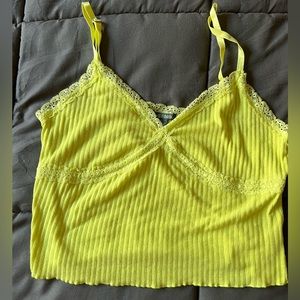 Cropped Lace-lined Cami
